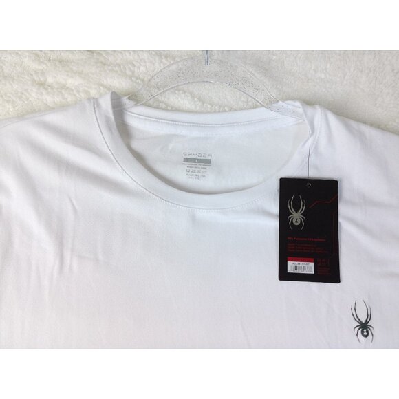 Spyder Active Shirt Mens Long Sleeve Large Athletic Running Training Loungewear - Picture 2 of 5